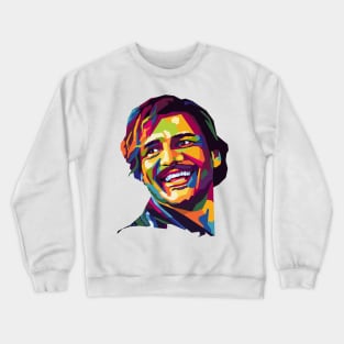 pedro pascal wpap pop art Crewneck Sweatshirt